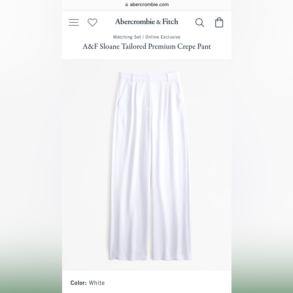 NWT Abercrombie pant